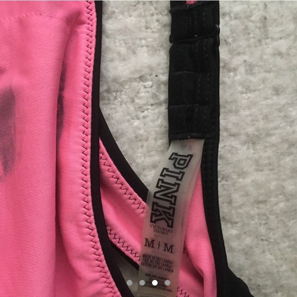 🍉 VS PINK Black Wrap Bikini Top - Picture 3 of 4